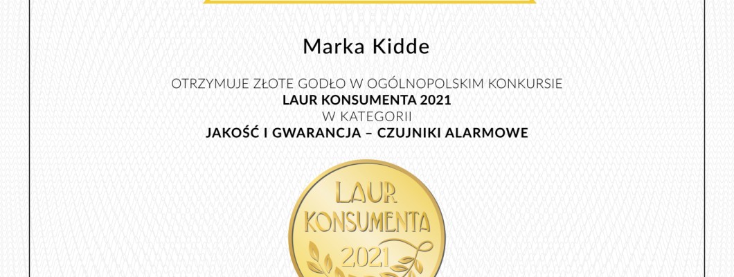 <!-- 20210219 -->Złoty Laur Konsumenta 2021