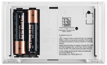 Znak budowlany B dla czujnika tlenku węgla Kidde K7CO