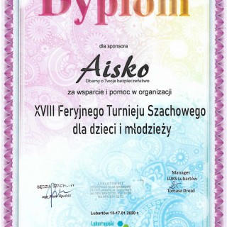 Podziękowanie od Lubartowskiego Uczniowskiego Klubu Sportowego