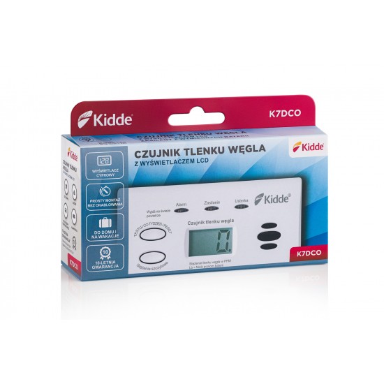 Carbon monoxide alarm with display K7DCO