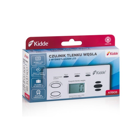 Carbon monoxide alarm with display K7DCO