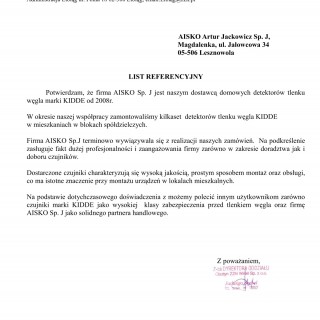 Referencje - Zespół Zarządców Nieruchomości WAM Sp. z o.o. - Olsztyn