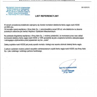 Referencje - kominiarze.com.pl