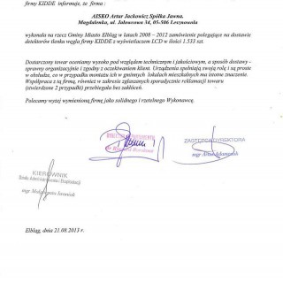 Referencje - Zarząd Budynków Komunalnych w Elblągu